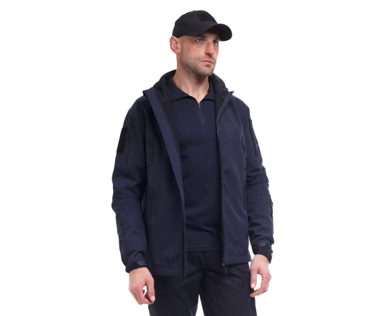 Демісезонна чоловіча куртка Soft Shell Spartan Navy, Розмір: 52-54 (L), зображення 2