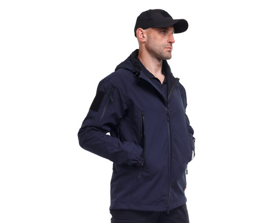 Демісезонна чоловіча куртка Soft Shell Spartan Navy, Розмір: 52-54 (L), зображення 4