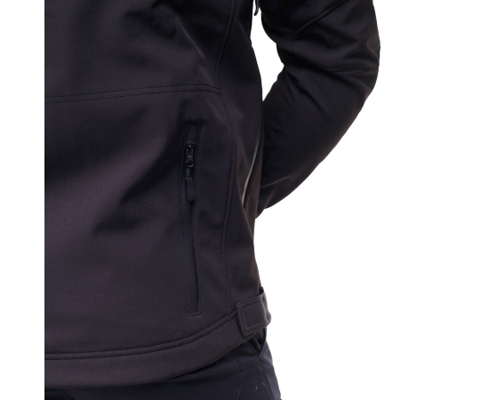 Тактична куртка Soft Shell Spartan Police Black чорна з капюшоном, Розмір: 56-58 (XL), зображення 19 Тактична куртка Soft Shell Spartan Police Black чорна з капюшоном, Розмір: 56-58 (XL), зображення 19