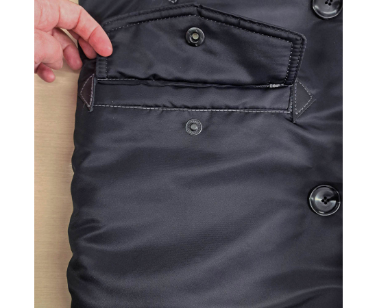 Зимова куртка Аляска чоловіча чорна N-3B Top Gun Black, Розмір: 56-58 (XL), зображення 20