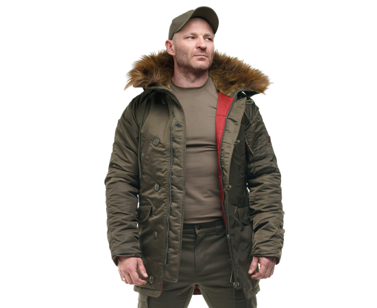 Куртка Аляска зимняя Slim Fit N-3B Tundra, Розмір: 56-58 (XL), зображення 2 Куртка Аляска зимняя Slim Fit N-3B Tundra, Розмір: 56-58 (XL), зображення 2