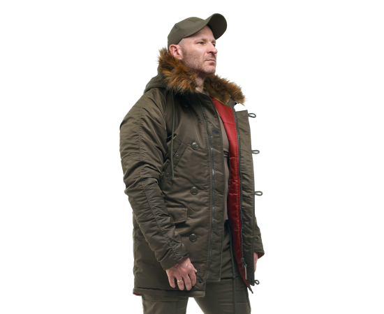 Куртка Аляска зимняя Slim Fit N-3B Tundra, Розмір: 56-58 (XL), зображення 3 Куртка Аляска зимняя Slim Fit N-3B Tundra, Розмір: 56-58 (XL), зображення 3