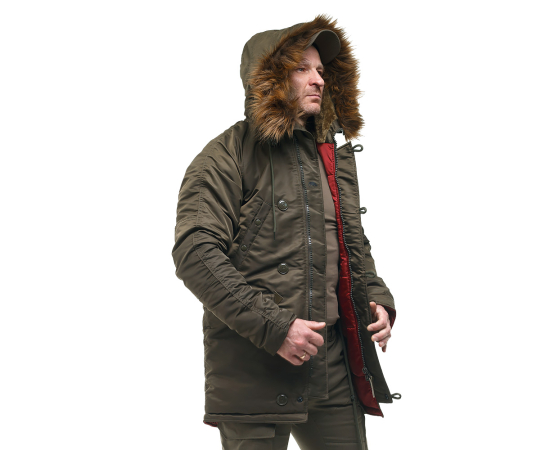 Куртка Аляска зимняя Slim Fit N-3B Tundra, Розмір: 56-58 (XL), зображення 4 Куртка Аляска зимняя Slim Fit N-3B Tundra, Розмір: 56-58 (XL), зображення 4