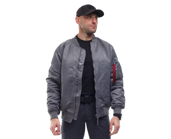Куртка MA-1 Gen 2 Grey, Розмір: 44-46 (S), зображення 2 Куртка MA-1 Gen 2 Grey, Розмір: 44-46 (S), зображення 2