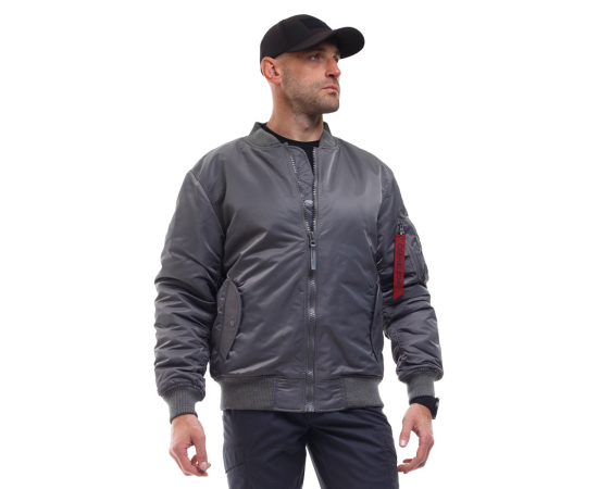 Куртка MA-1 Gen 2 Grey, Розмір: 44-46 (S), зображення 3 Куртка MA-1 Gen 2 Grey, Розмір: 44-46 (S), зображення 3