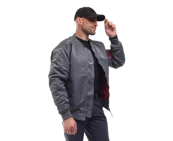 Куртка MA-1 Gen 2 Grey, Розмір: 44-46 (S), зображення 4 Куртка MA-1 Gen 2 Grey, Розмір: 44-46 (S), зображення 4