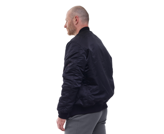 Демісезонна куртка бомбер чоловіча чорна MA-1 Gen 2  Black, Розмір: 64-66 (XXXL), зображення 4