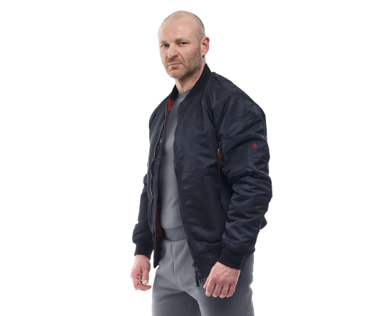 Демісезонна куртка бомбер чоловіча чорна MA-1 Gen 2  Black, Розмір: 56-58 (XL), зображення 5