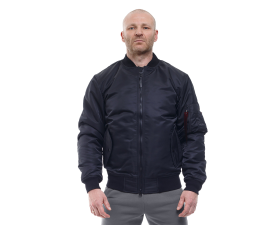 Демисезонная куртка бомбер мужская черная MA-1 Gen 2  Black, Размер: 48-50 (M), фото 6 Демисезонная куртка бомбер мужская черная MA-1 Gen 2  Black, Размер: 48-50 (M), фото 6