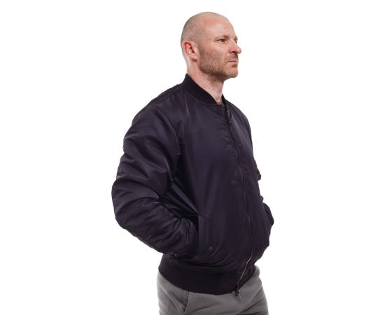 Демісезонна куртка бомбер чоловіча чорна MA-1 Gen 2  Black, Розмір: 56-58 (XL), зображення 8