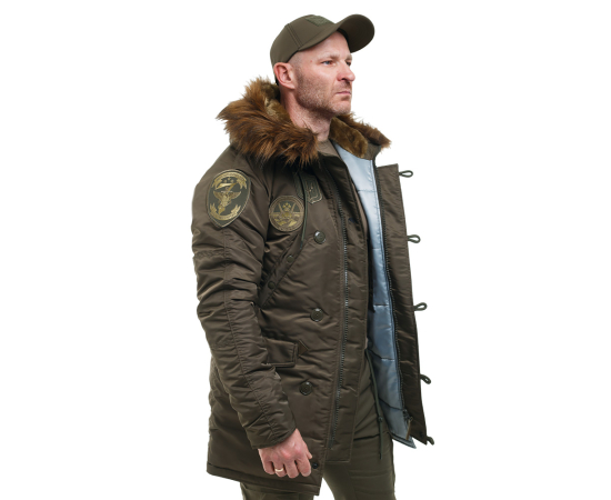 Куртка Аляска зимова N-3B slim Tundra Top Gun, Розмір: 62-60 (XXL), зображення 11 Куртка Аляска зимова N-3B slim Tundra Top Gun, Розмір: 62-60 (XXL), зображення 11