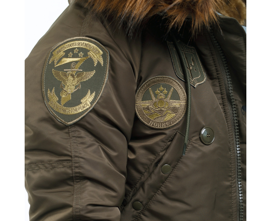Куртка Аляска зимова N-3B slim Tundra Top Gun, Розмір: 40-42 (XS), зображення 13