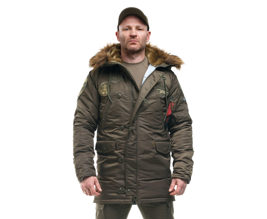 Куртка Аляска зимова N-3B slim Tundra Top Gun, Розмір: 40-42 (XS), зображення 2