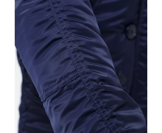 Мужская куртка Аляска синяя Slim Fit N-3B Navy, Размер: 64-66 (XXXL), фото 19