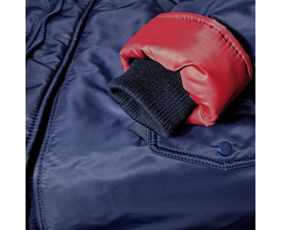 Мужская куртка Аляска синяя Slim Fit N-3B Navy, Размер: 40-42 (XS), фото 22