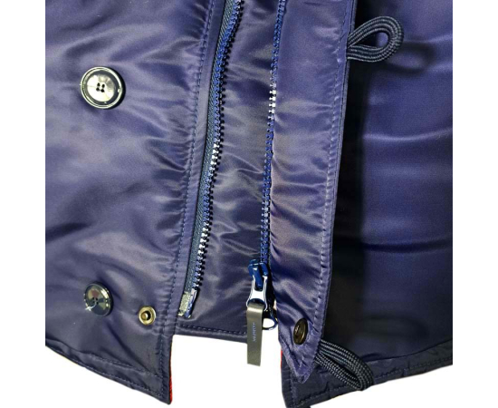 Чоловіча куртка Аляска синя Slim Fit N-3B Navy, Розмір: 56-58 (XL), зображення 30 Чоловіча куртка Аляска синя Slim Fit N-3B Navy, Розмір: 56-58 (XL), зображення 30