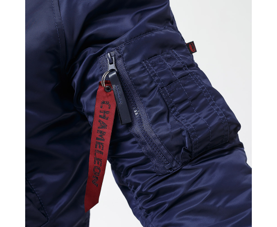 Чоловіча куртка Аляска синя Slim Fit N-3B Navy, Розмір: 44-46 (S), зображення 21 Чоловіча куртка Аляска синя Slim Fit N-3B Navy, Розмір: 44-46 (S), зображення 21