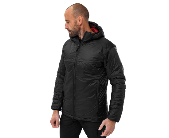 Мужская куртка черная с капюшоном Dufour Black, Размер: 48-50 (M), фото 4