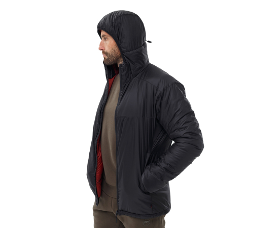Мужская куртка черная с капюшоном Dufour Black, Размер: 60-62 (XXL), фото 3
