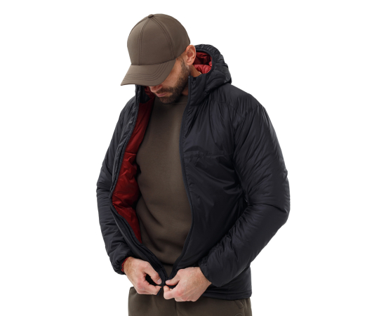 Мужская куртка черная с капюшоном Dufour Black, Размер: 60-62 (XXL), фото 7