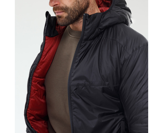 Мужская куртка черная с капюшоном Dufour Black, Размер: 48-50 (M), фото 10