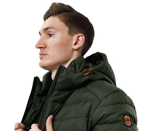 Мужская куртка олива с капюшоном Proxima Olive, Размер: 52-54 (L), фото 7