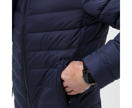 Синяя мужская куртка спортивная с капюшоном Proxima Navy, Размер: 60-62 (XXL), фото 13