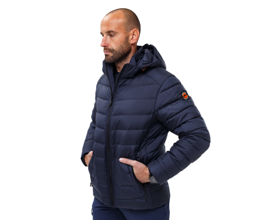 Синяя мужская куртка спортивная с капюшоном Proxima Navy, Размер: 48-50 (M), фото 4