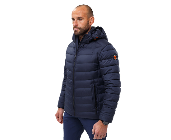 Синяя мужская куртка спортивная с капюшоном Proxima Navy, Размер: 60-62 (XXL), фото 5