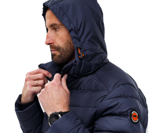 Синяя мужская куртка спортивная с капюшоном Proxima Navy, Размер: 60-62 (XXL), фото 11