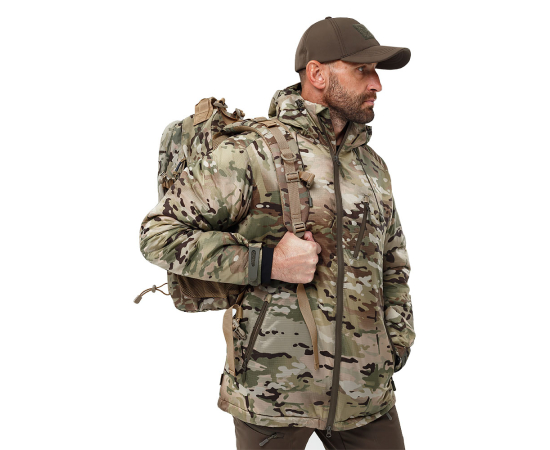 Военная куртка с капюшоном Weisshorn Multicam Original, Размер: 56-58 (XL), фото 4