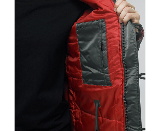 Сіра чоловіча куртка Аляска Slim Fit N-3B Gray подовжена, Розмір: 48-50 (M), зображення 16