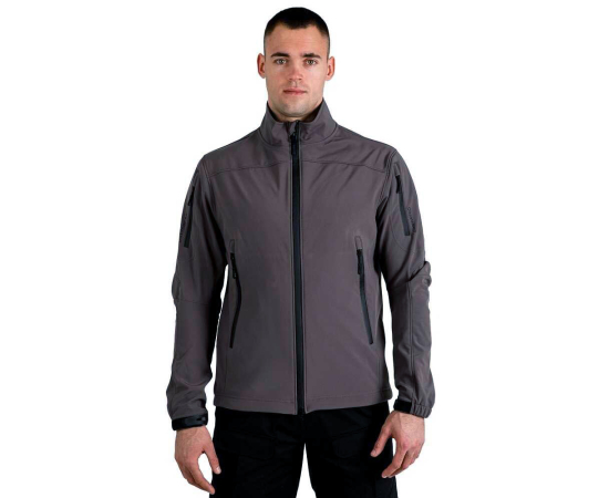 Демісезонна чоловіча куртка Soft Shell Intruder Gray, Розмір: 44-46 (S)