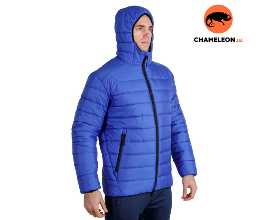 Синяя мужская куртка с капюшоном Maximus Blue, Размер: 52-54 (L)