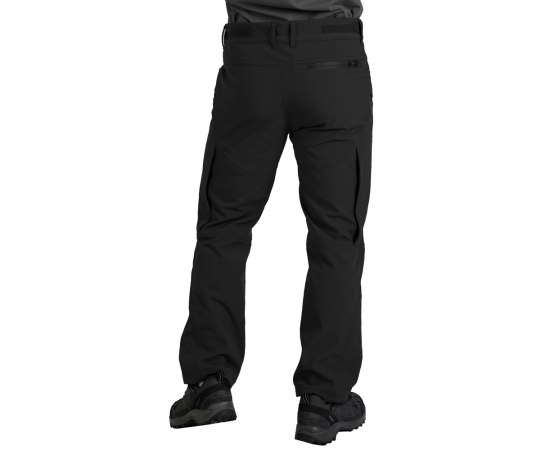 Мужские брюки черные Soft Shell Spartan Black, Размер брюк / рост: 44-46/176, фото 6 Мужские брюки черные Soft Shell Spartan Black, Размер брюк / рост: 44-46/176, фото 6