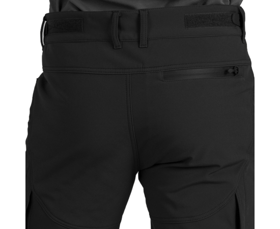 Мужские брюки черные Soft Shell Spartan Black, Размер брюк / рост: 44-46/176, фото 12 Мужские брюки черные Soft Shell Spartan Black, Размер брюк / рост: 44-46/176, фото 12