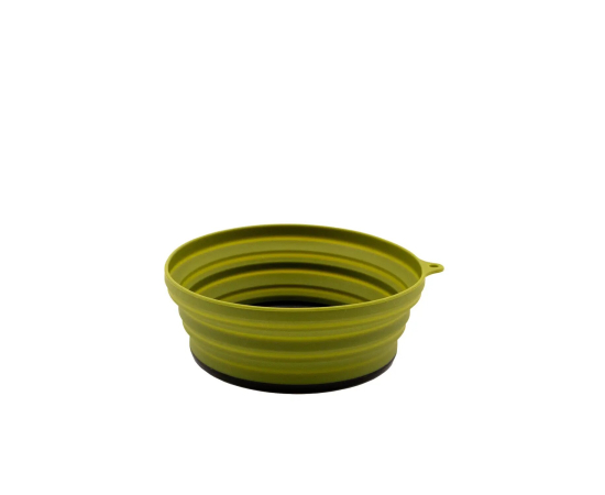 Тарелка Tramp силиконовая с пластиковым дном 550 мл Olive, фото 2