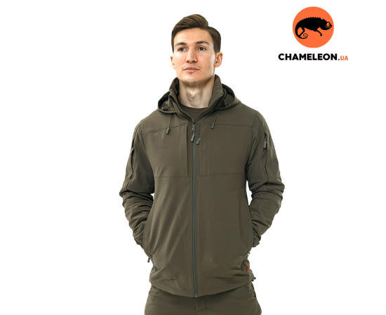Куртка-вітрівка чоловіча з капюшоном Breeze Gen 2 Olive, Розмір: 48-50 (M)