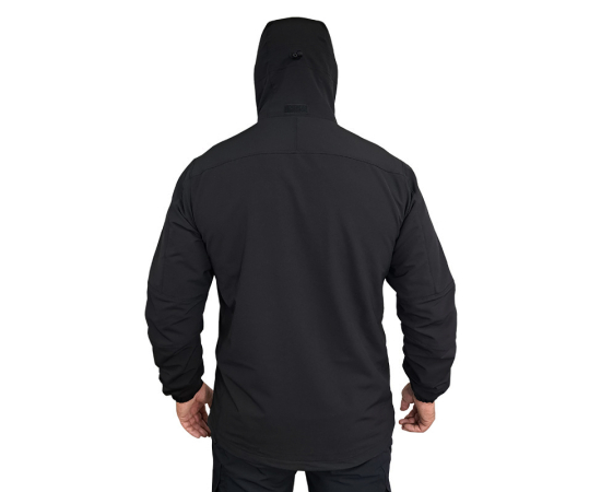 Чоловіча куртка-вітровка з капюшоном Breeze Gen 2 Black, Розмір: 64-66 (XXXL), зображення 7