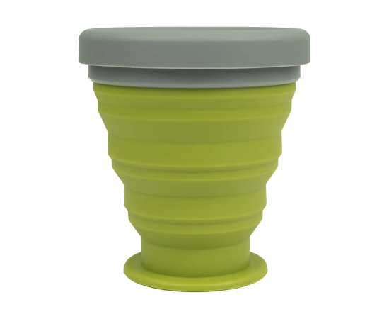 Стакан Tramp складной силиконовый Tribe Olive, фото 2