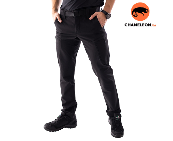 Летние мужские брюки черные Ranger Gen 2 Black, Размер брюк / рост: 48-50/176