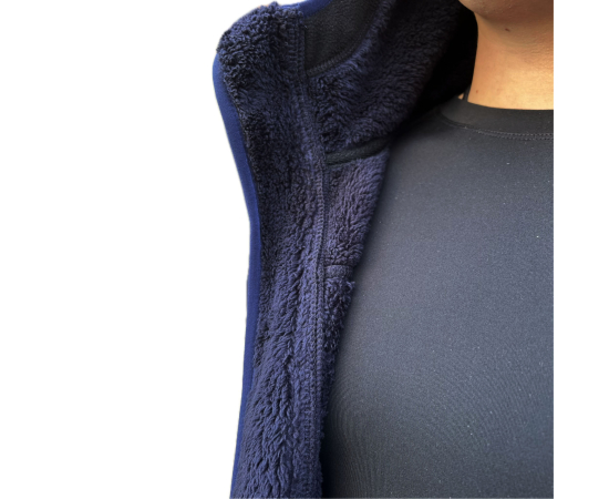 Чоловіча флісова куртка з капюшоном Viking Navy, Розмір: 62-60 (XXL), зображення 10