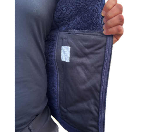 Чоловіча флісова куртка з капюшоном Viking Navy, Розмір: 56-58 (XL), зображення 9