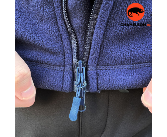 Чоловіча флісова куртка з капюшоном Viking Navy, Розмір: 56-58 (XL), зображення 11