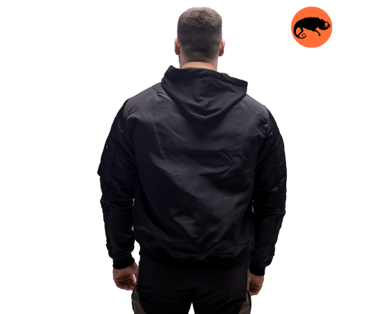 Куртка MA-1 hooded light Black, Размер: 56-58 (XL), фото 3