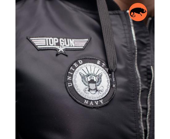 Куртка MA-1 hooded light Black, Размер: 64-66 (XXXL), фото 8