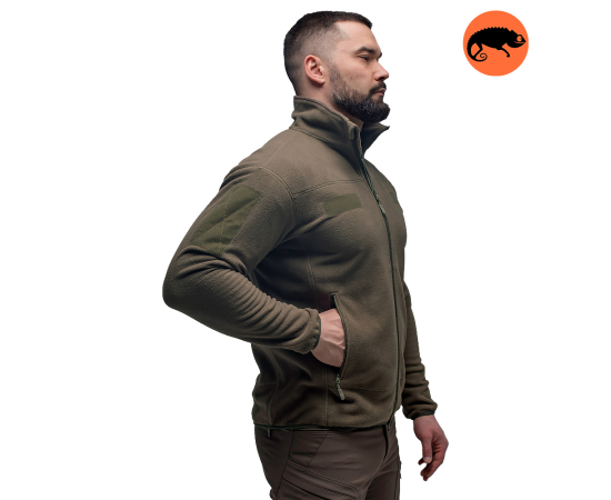 Кофта Power Fleece Olive, Розмір: 62-60 (XXL), зображення 2