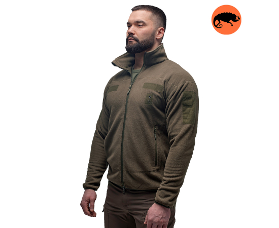 Кофта Power Fleece Olive, Розмір: 44-46 (S), зображення 3