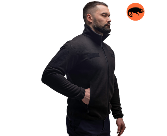 Кофта Power Fleece Black, Розмір: 62-60 (XXL), зображення 3