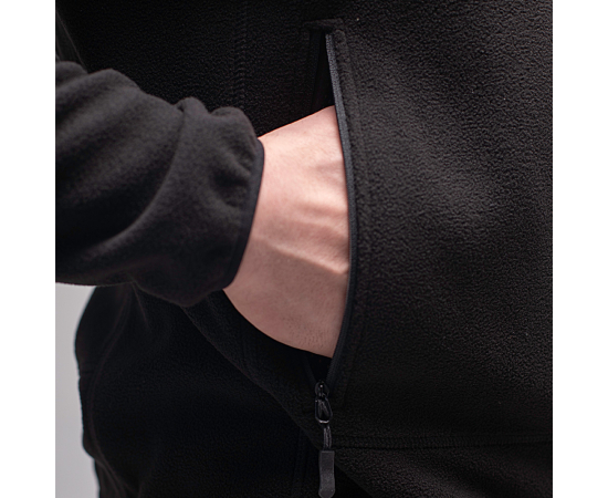 Кофта Power Fleece Black, Розмір: 64-66 (XXXL), зображення 5